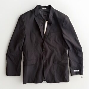Calvin Klein Boys 20R Black Suit Jacket Blazer New With Tags Formal Classic